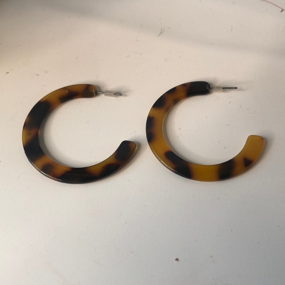 Resin Tortoise Hoops